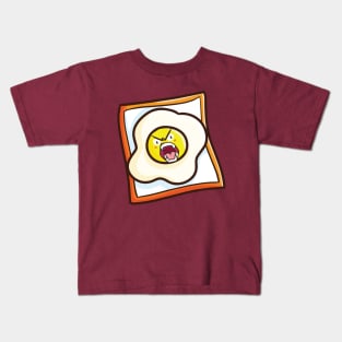 Angry Fried Egg Kids T-Shirt
